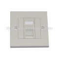 1 port 86 type rj45 socket wall face plate,1 Port Cat6 Wall Face Plate